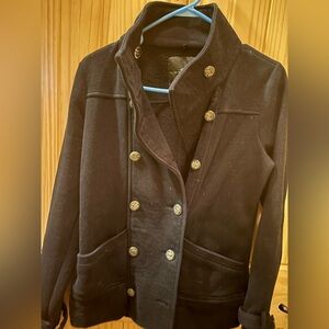 Iris Basic Black buttoned Jacket size medium